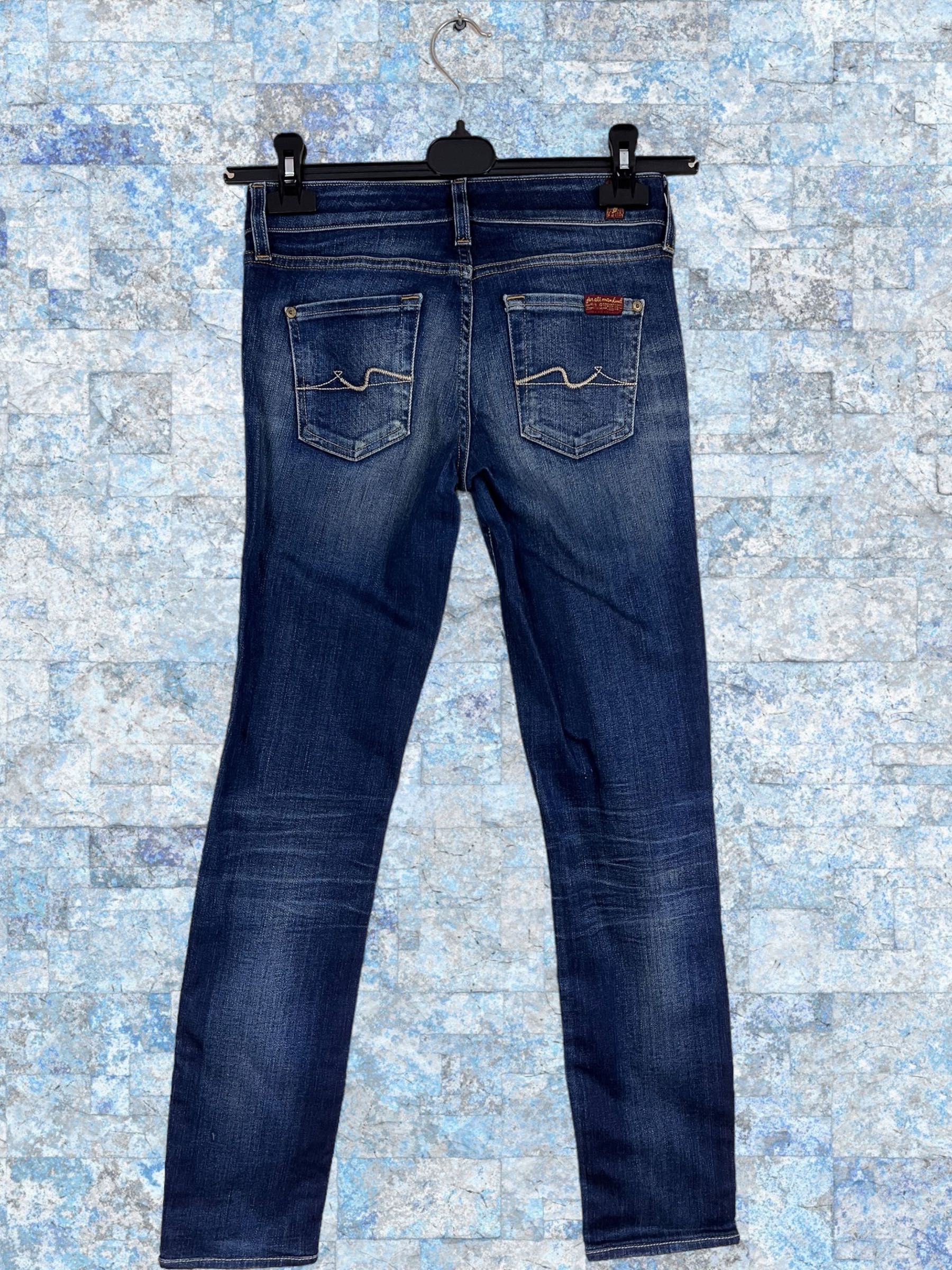 7 for all Mankind Olivya roz. W26 damskie dżinsy skinny