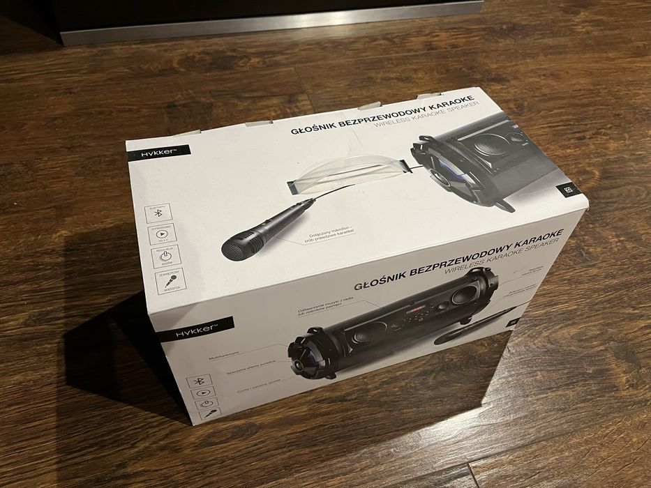 Zestaw karaoke glosniki milrofon GŁOŚNIK BEZPRZEWODOWY