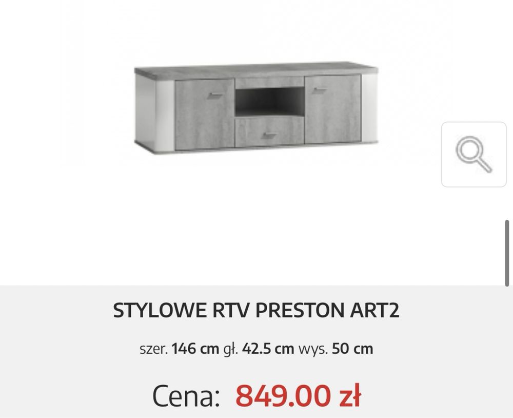 Komplet mebli jak nowy