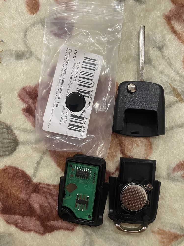 Ключ выкидной Volkswagen 1J0 959 753 AH G - Seat, Skoda, VW.