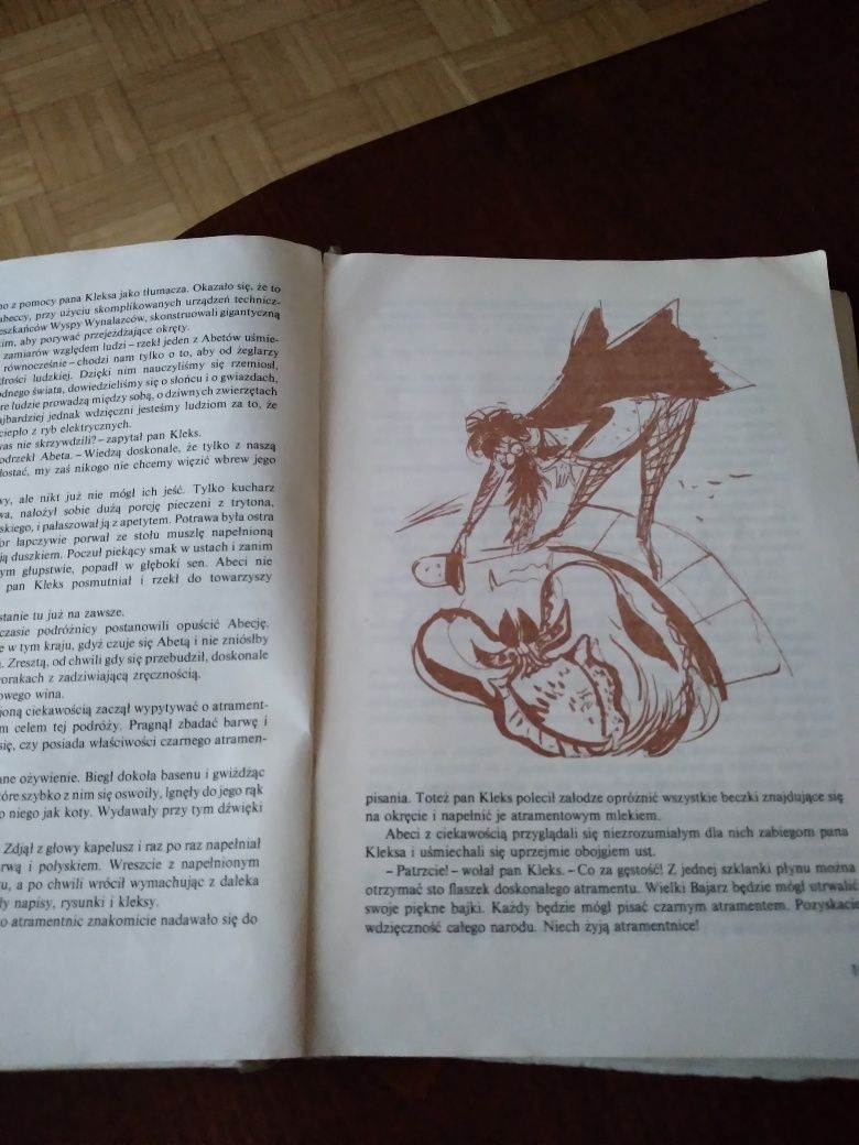 Stara ksiazka Pan Kleks Jan Brzechwa 1977r