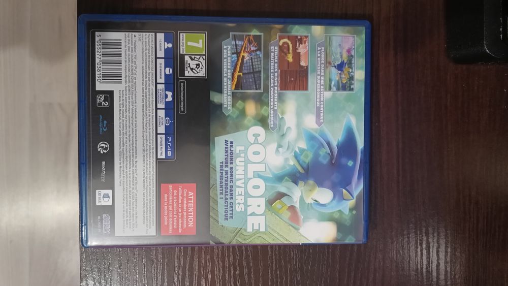 PS4 Sonic gra stan bardzo dobry