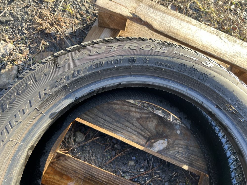 2xopona zimowa PIRELLI w rozmiarze 195/55 R16 - RUN Flat