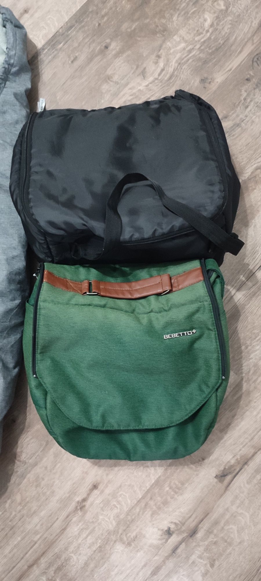 Wózek Bebetto 2w1 + śpiworek cottonmoose