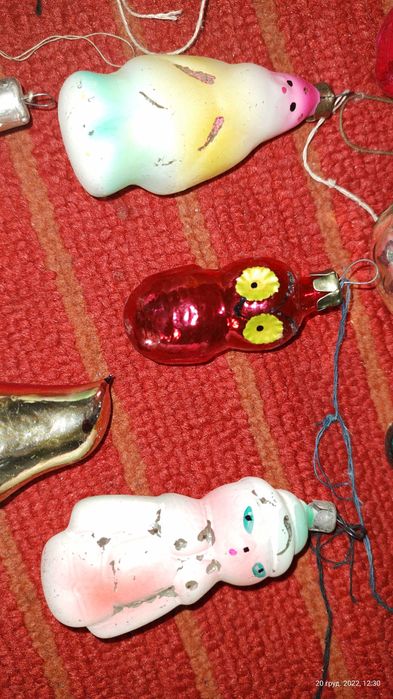 Елочные новогодние игрушки из СССР