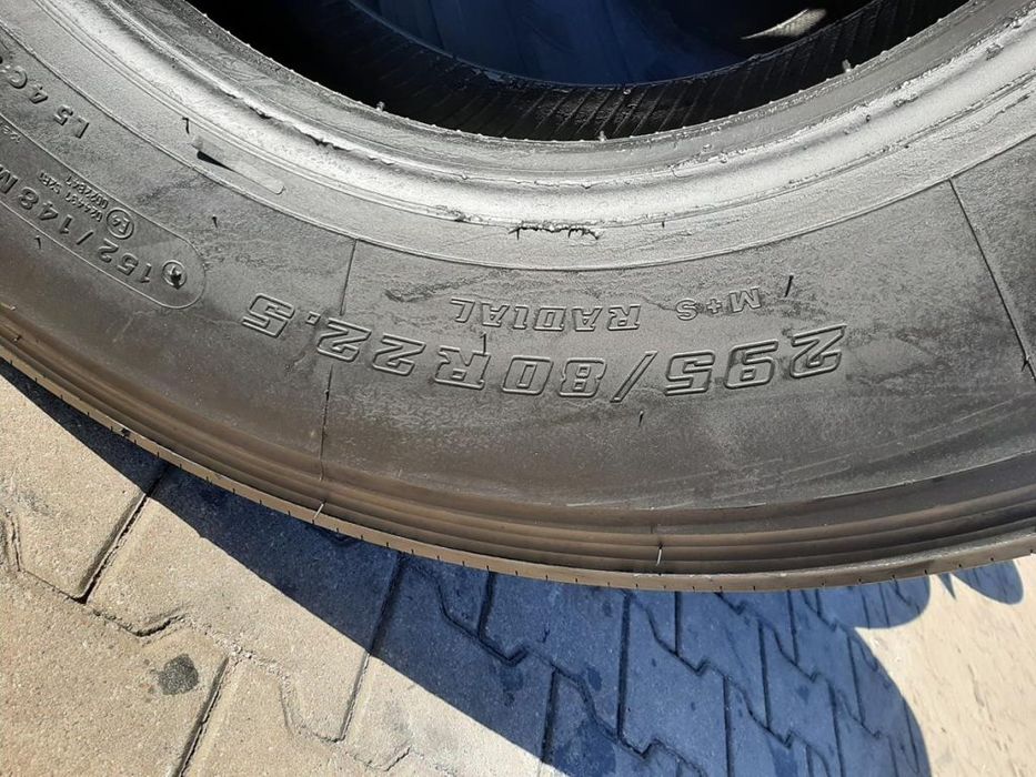 2x Opona używana ciężarowa 295/80R22.5 BRIDGESTONE 500zł(szt.) C2580