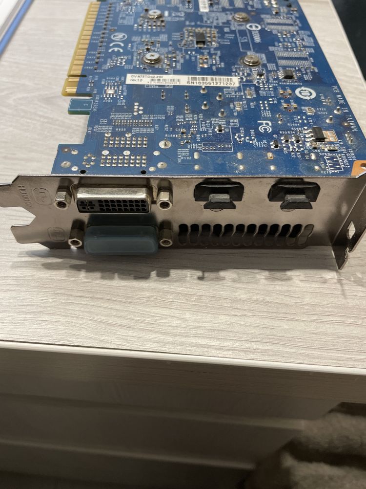 Відеокарта Gigabyte GTX 750 Ti Windforce OC 2GB GDDR5 (GV-N75TOC2-2GI)