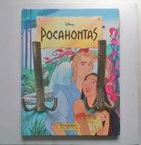 Cabide de Parede feito com livro da Pocahontas