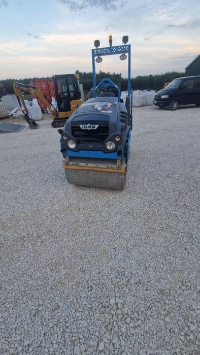 walec drogowy HAMM 3 tony HD 10 VV wibracje zraszacze stalowy tandem