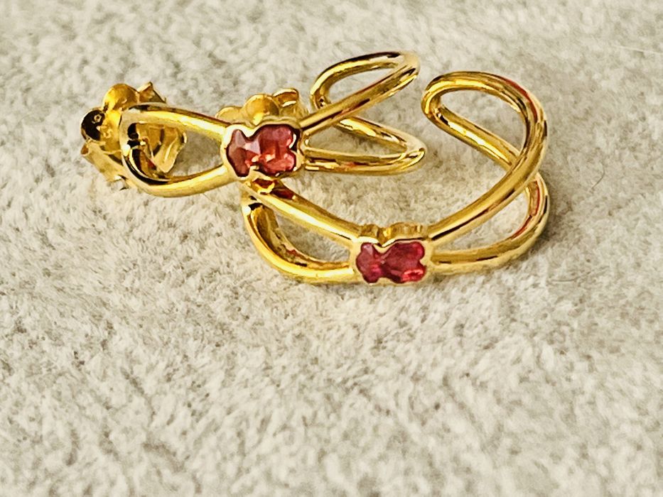 Wyprzedaż Tous color icon nowe kolczyki srebro vermeil