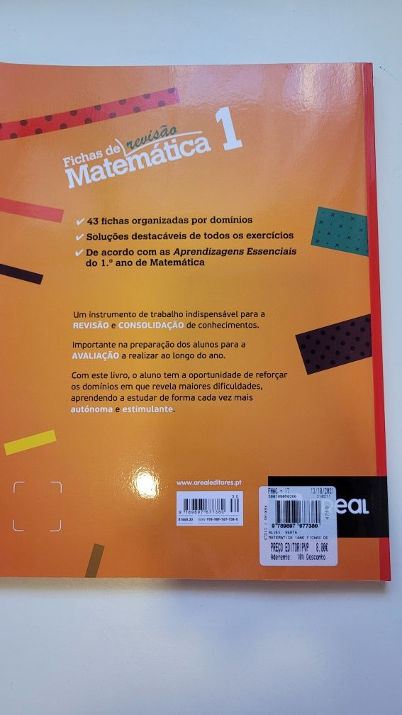 Fichas de matemática, 1 ano