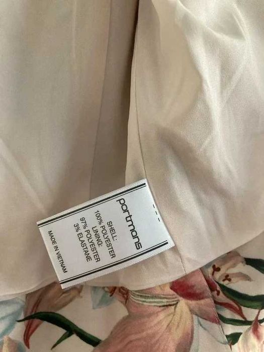 Żakiet marynarka   w kwiaty   Portmans r M 38