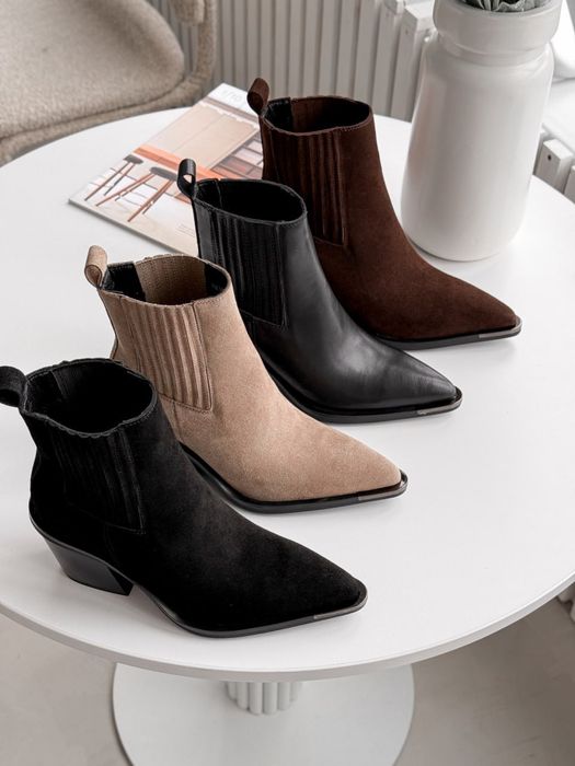 Козаки ковбойки натуральна замша | шкіра