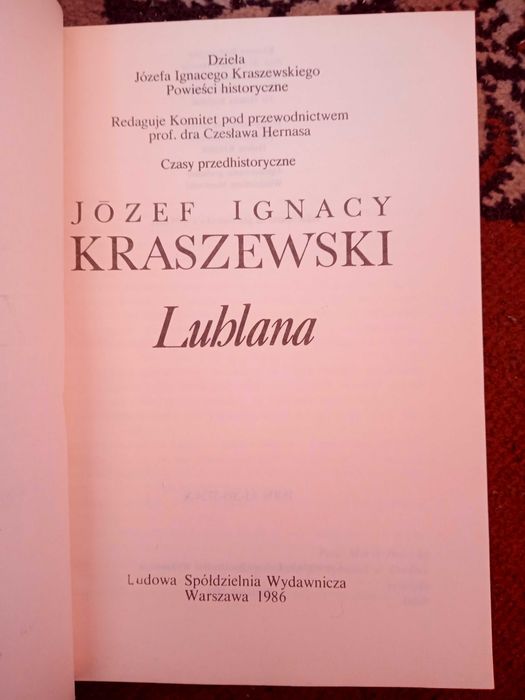 Józef Ignacy Kraszewski. Lublana. Powrót do gniazda