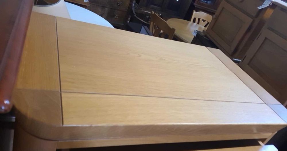 Komoda drewniana dębowa wąska z szufladami nowoczesna prosta FV DOWÓZ