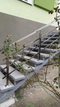 Поручні  перила сходи нержавійка металоконструкції