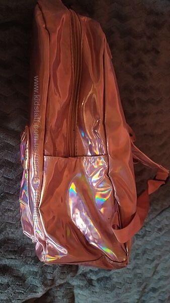 Лаковый рюкзак для девочек голографические