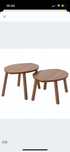 Stoliki Ikea orzech