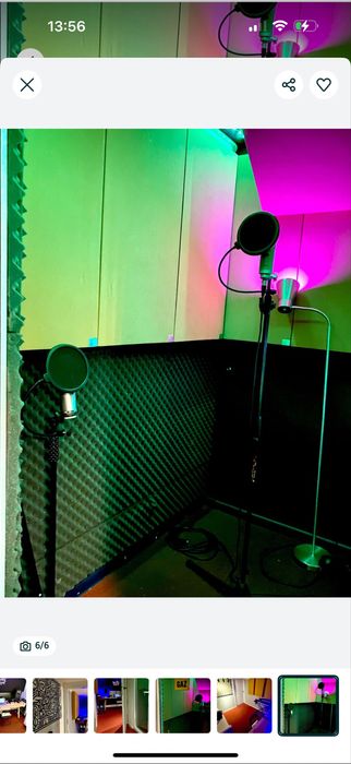 pracownia artystyczna x studio nagraniowe Mokotów