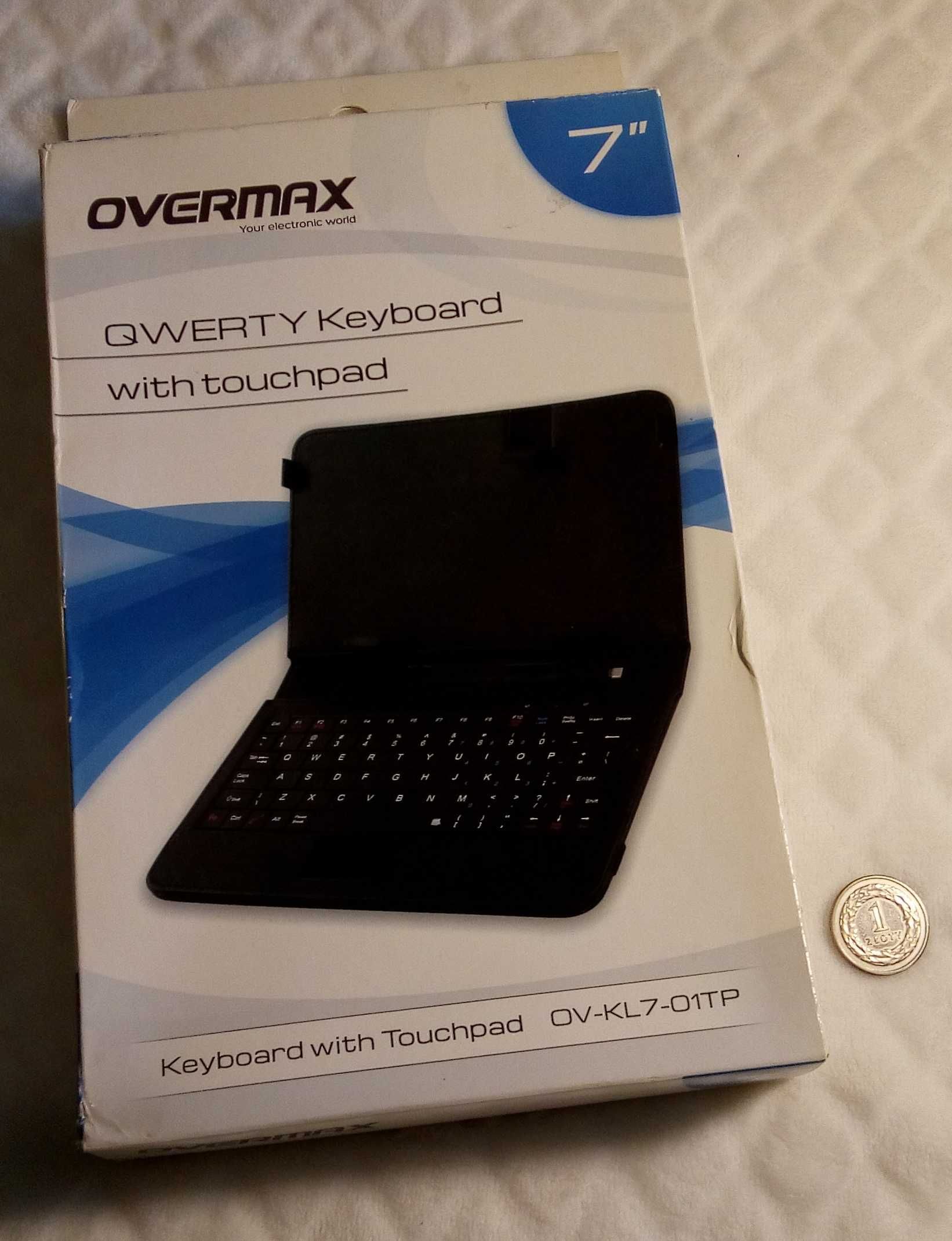 Etui ochronne z klawiaturą do tabletów 7’’