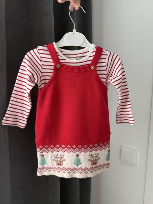 Новорічний різдвяний костюм на 6-9 місяців