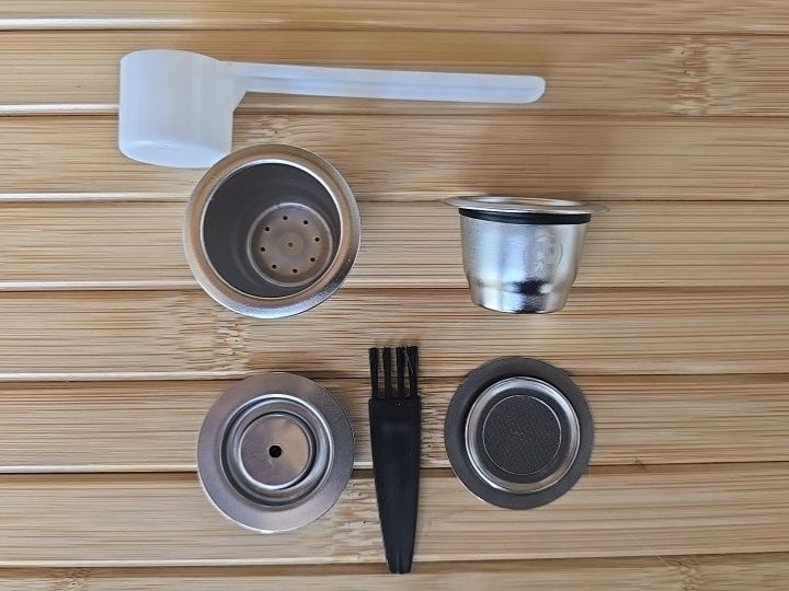 Багаторазова сталева ємність для меленої кави, універсальна