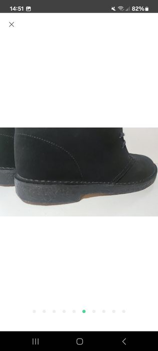 Замшевые полуботинки Clarks Desert Boots