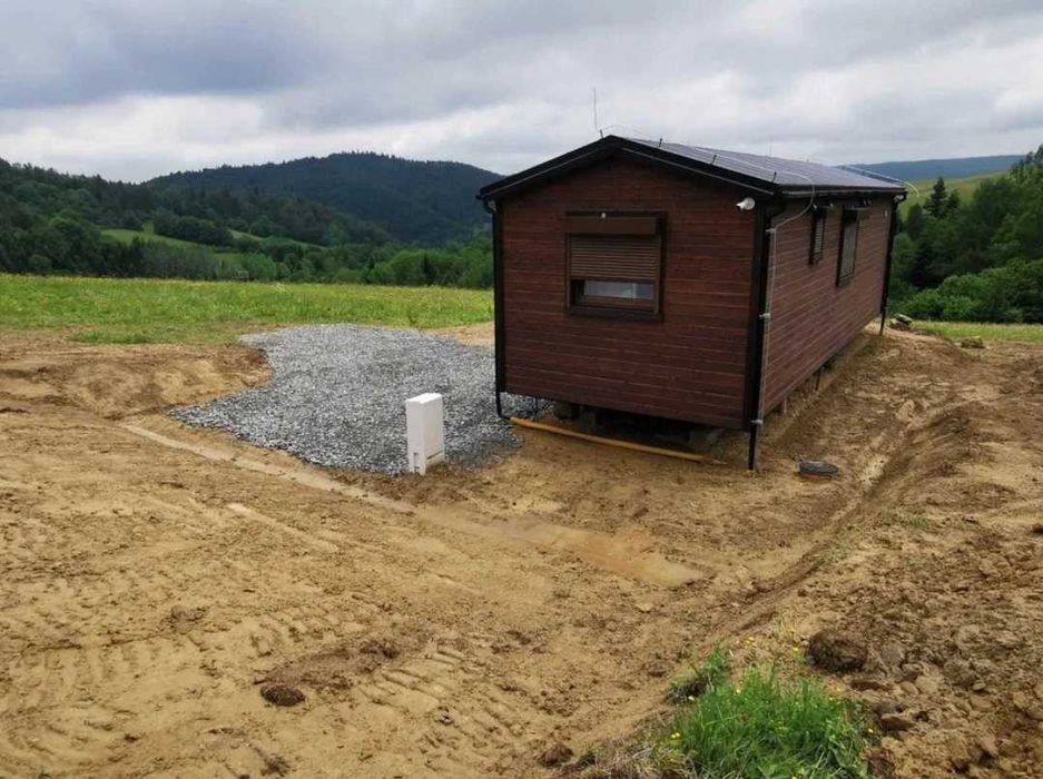 Całoroczny dom mobilny 35m² holenderski drewniany modułowy