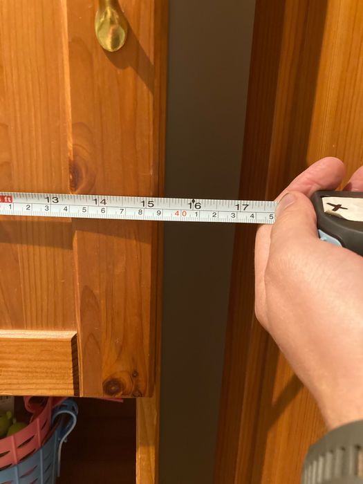 Szafka drewniana łazienkowa regał
