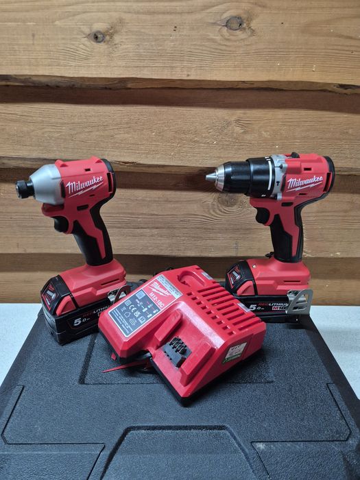 Milwaukee Wkrętarka + Zakrętarka Pełny Zestaw! Orginał! Nówka! F02