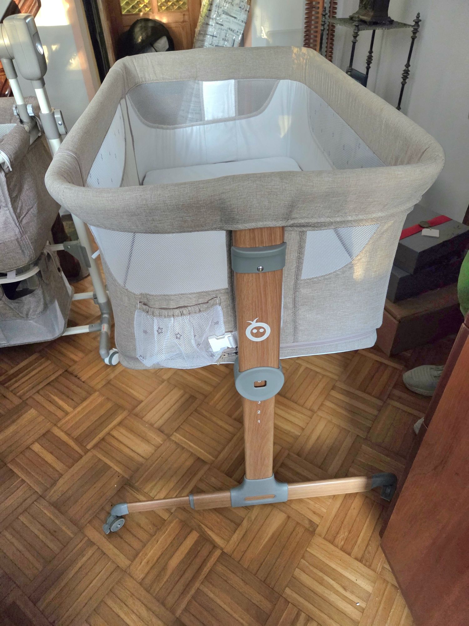 Dostawka łóżeczko beżowe momi