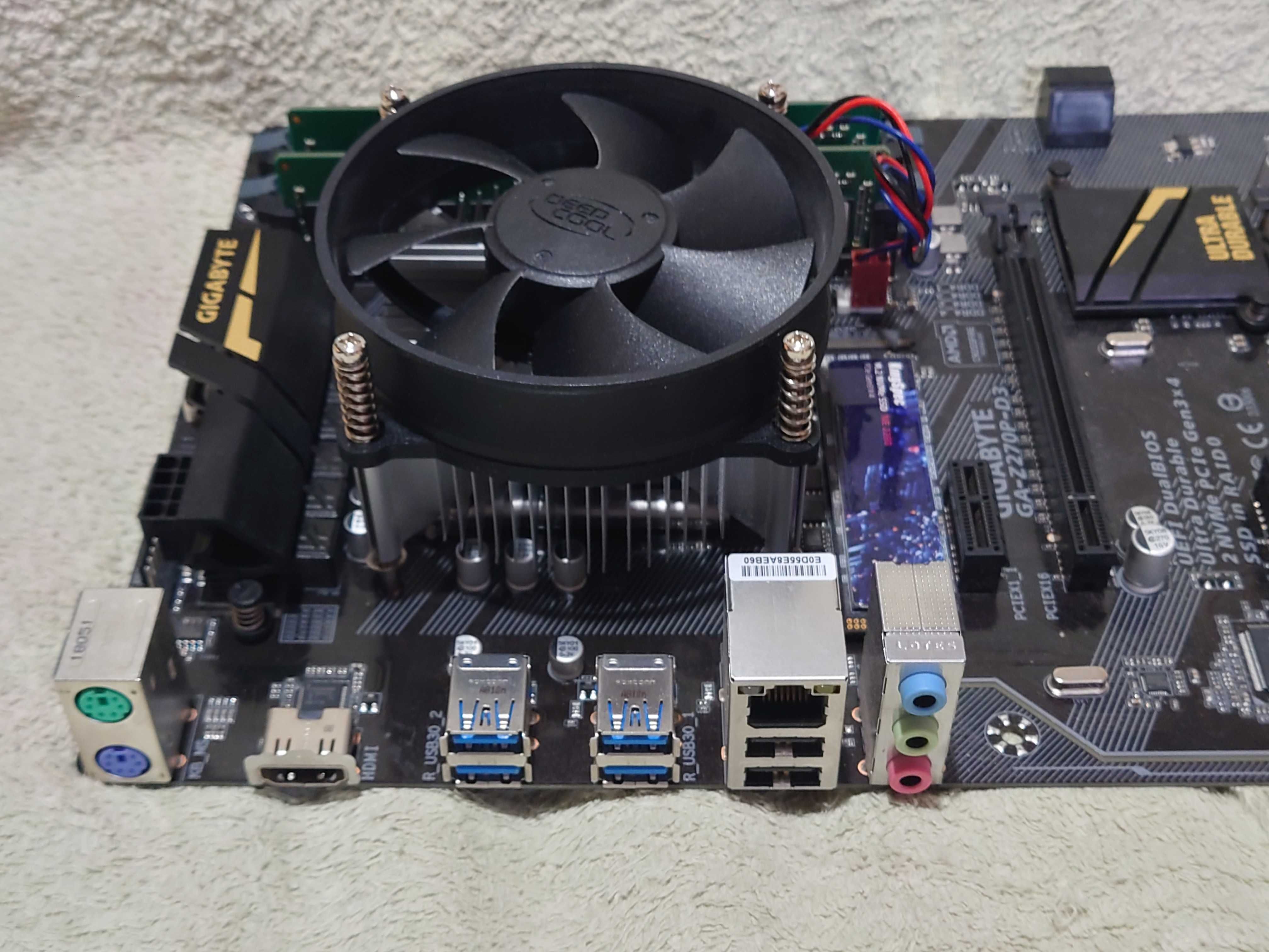 Комплект Gigabyte Z270P-D3 + Core i3-7100 3.9gHz .+Cooler