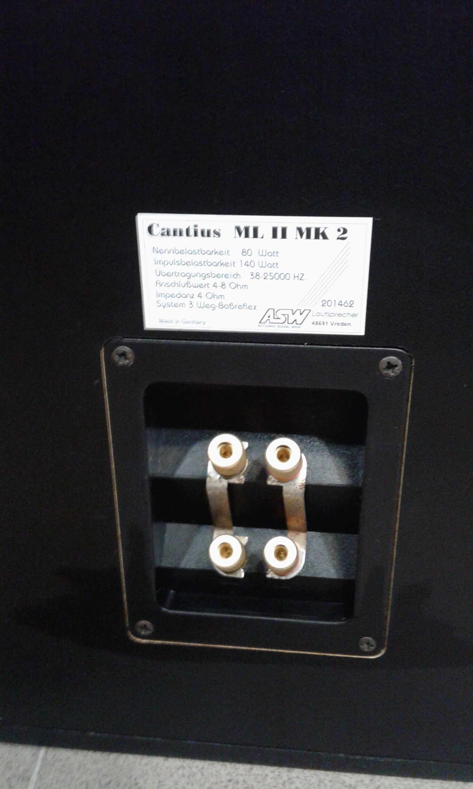 ASW CANTIUS ML2 MK2,kolumny głośnikowe