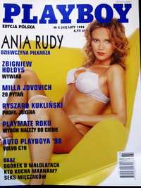 Playboy 2/1998 Ania Rudy,Rhonda Adams,Manaam,Hołdys,Playmate 1997