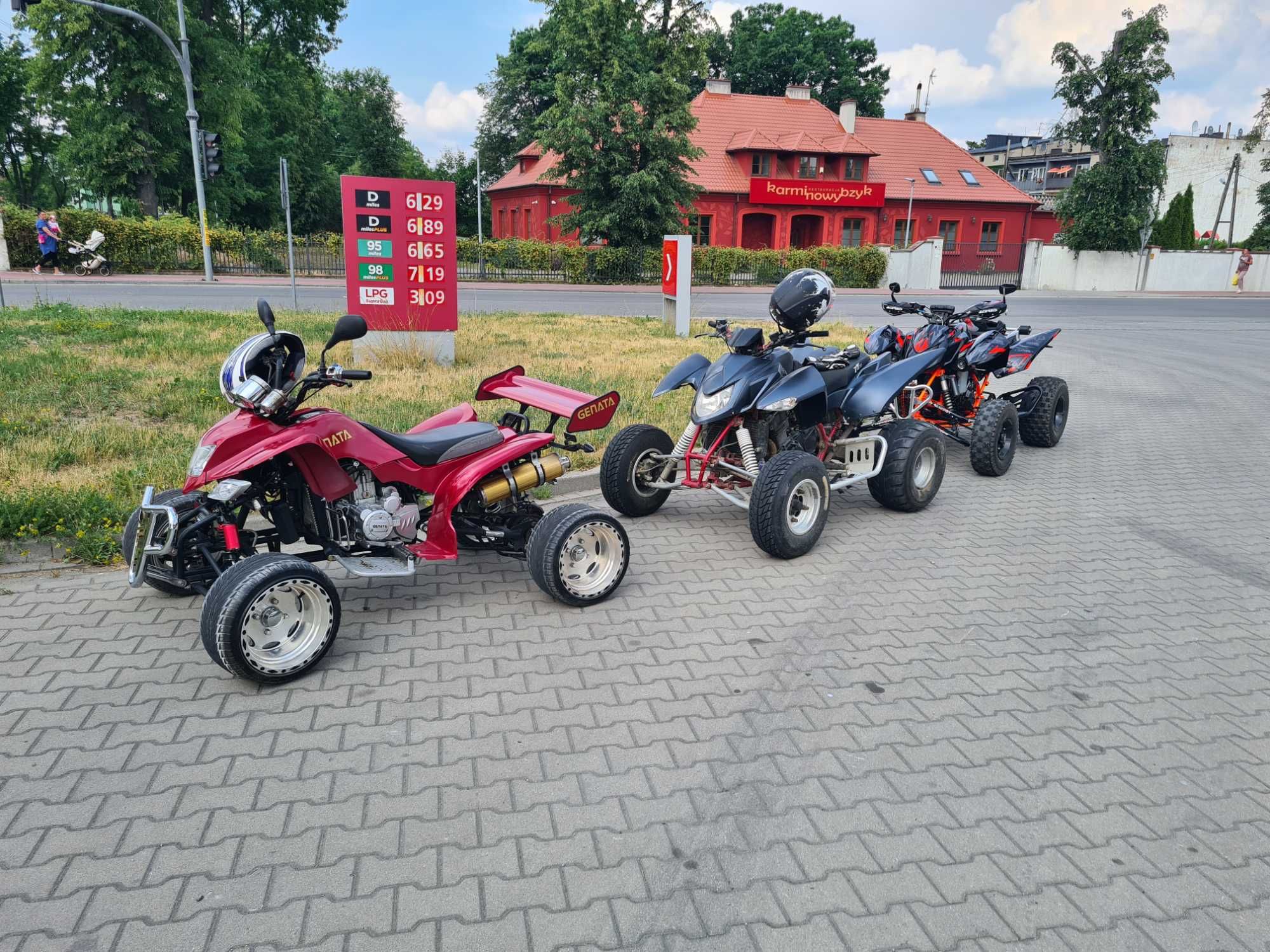 Quad 250cm zarejestrowany PL praw.kat. b