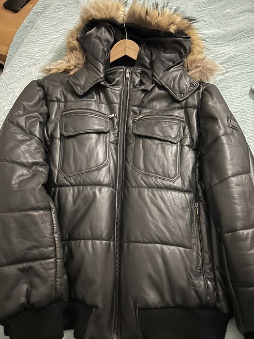 Шкіряна куртка чоловіча,зимова.Otto Kern оригінал