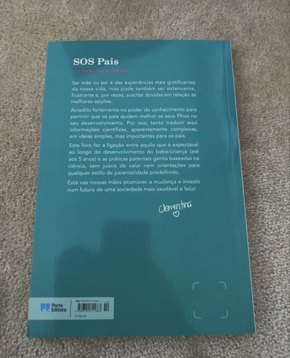 Livro SOS PAIS - Clementina Almeida
