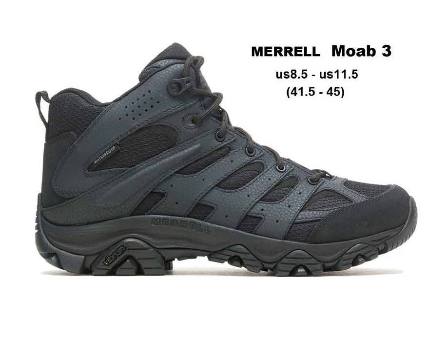 р.41-48  Ботинки берцы Merrell Moab 2 Moab 3 влагостойкие