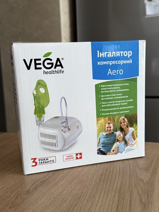 інгалятор(небулайзер)  компресорний Vega для сімʼї
