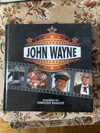 John Wayne - album z mnóstwem tekstu i ilustracji .
