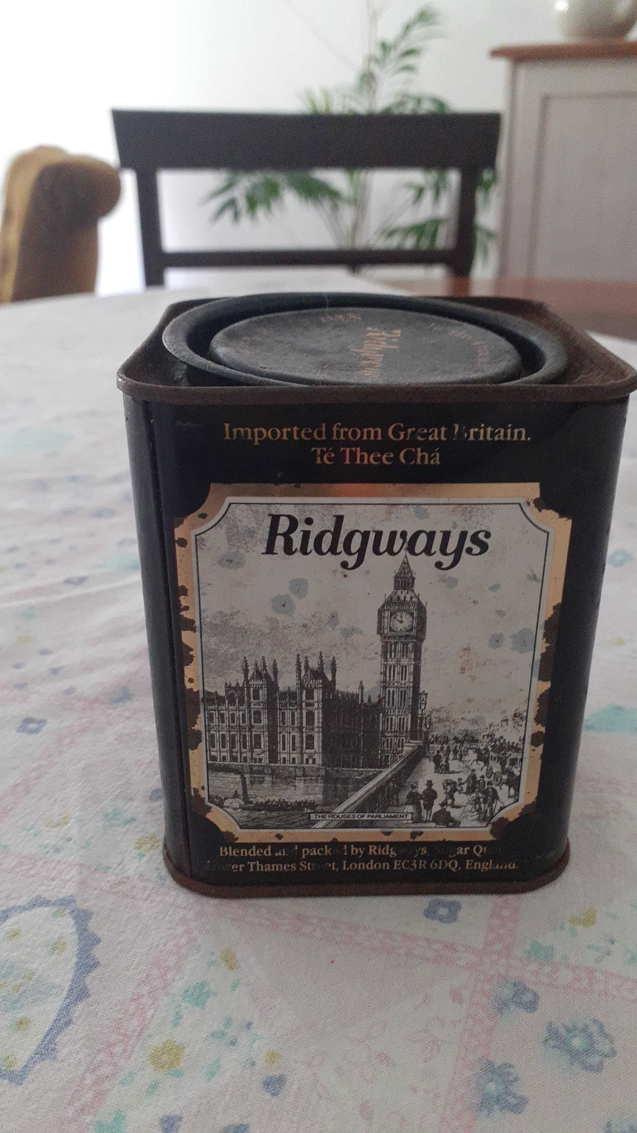 Lata de Chá Inglês Ridgways