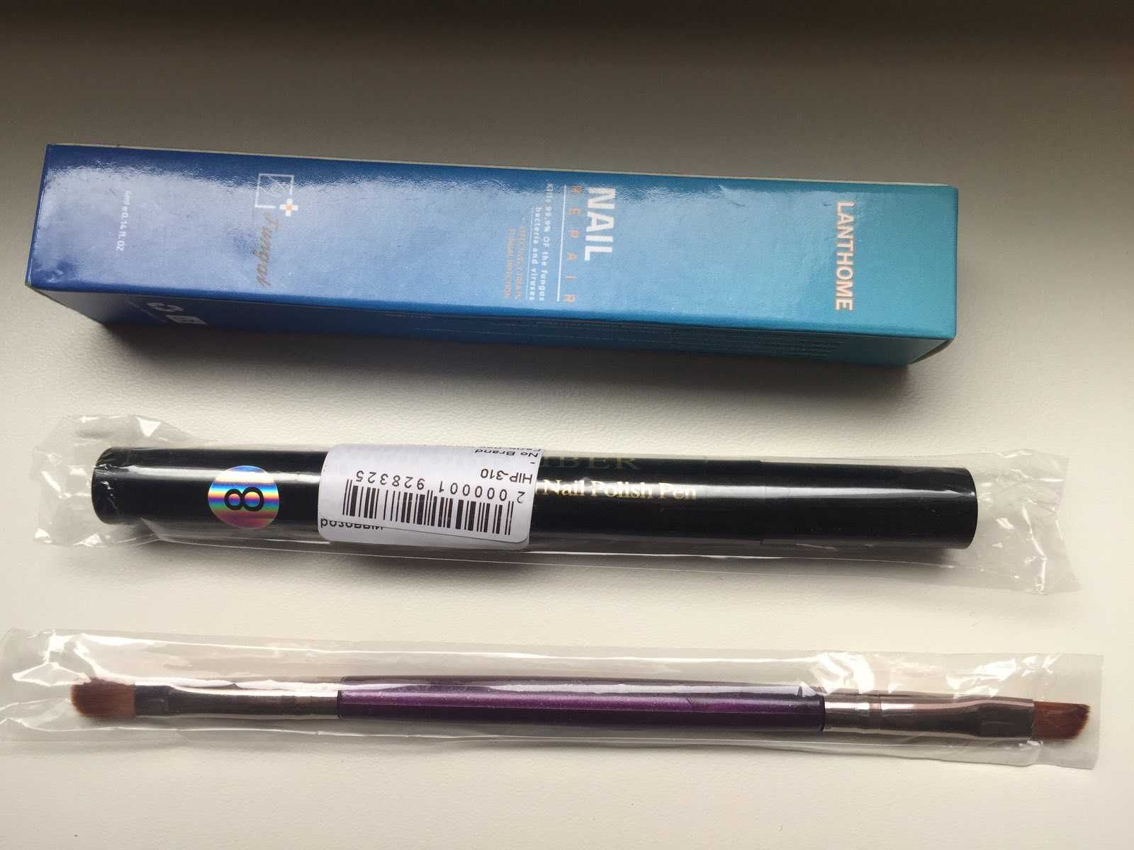 Антибактериальный карандаш для ногтей,ручка гель-лак,кисть для макияжа