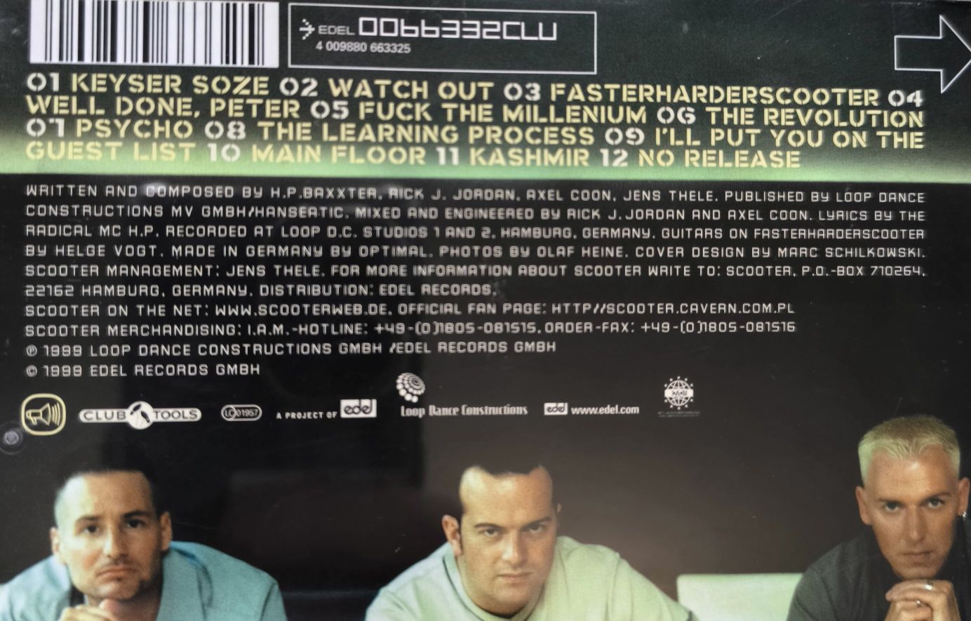SCOOTER - "Back To The Cheavywaight Jam" stan idealny jak nowy