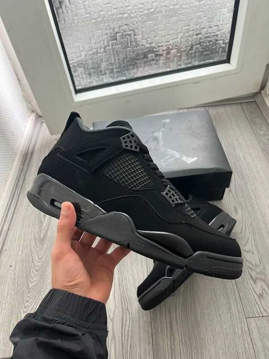 Buty meskie Mokasyny Jordan_4_Retro_Black_Cat R.41