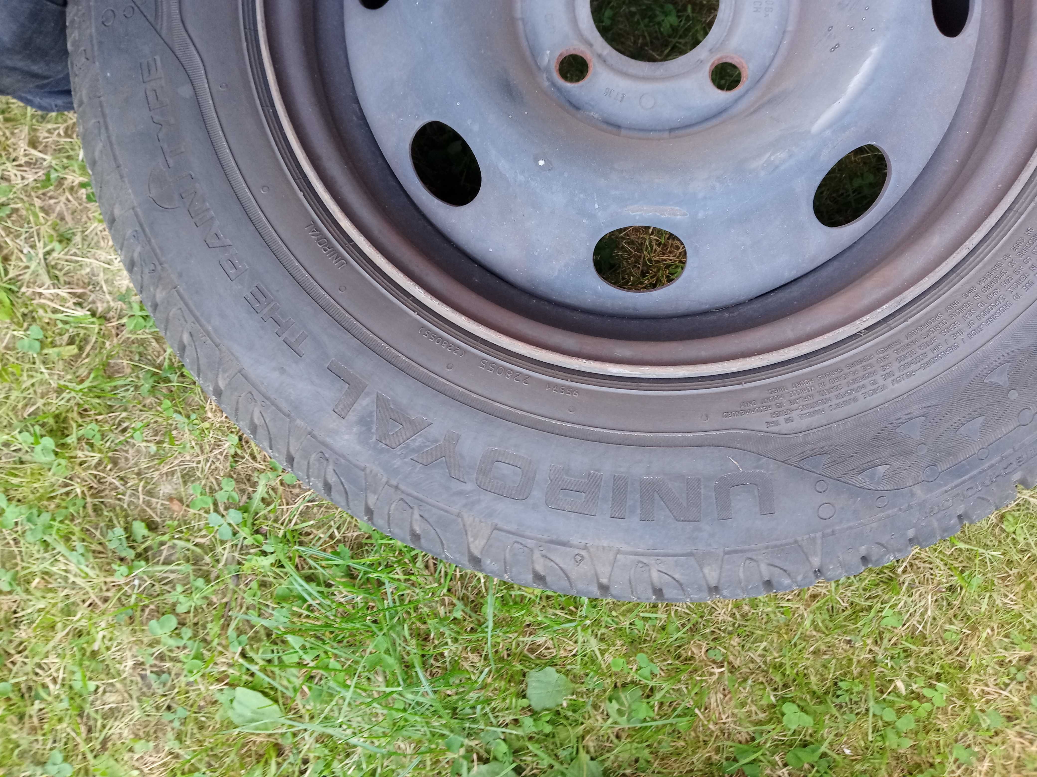 Koła z oponami letnimi 165/70 R 13, 4szt. używane