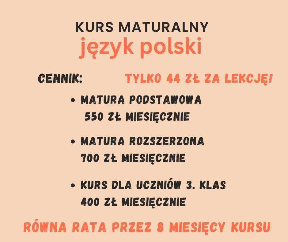 Korepetycje język polski matura online