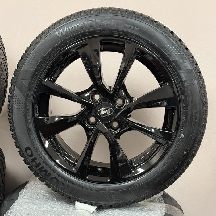 Диски 4/100/16 Hyundai i10 i20 Kia 4x100 R16 шини 195/55/16 Kumho