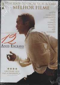 Dvd 12 Anos Escravo - drama - Brad Pitt - extras - selado