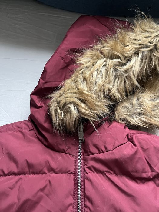 Dwustronna zimowa kurtka z kapturem