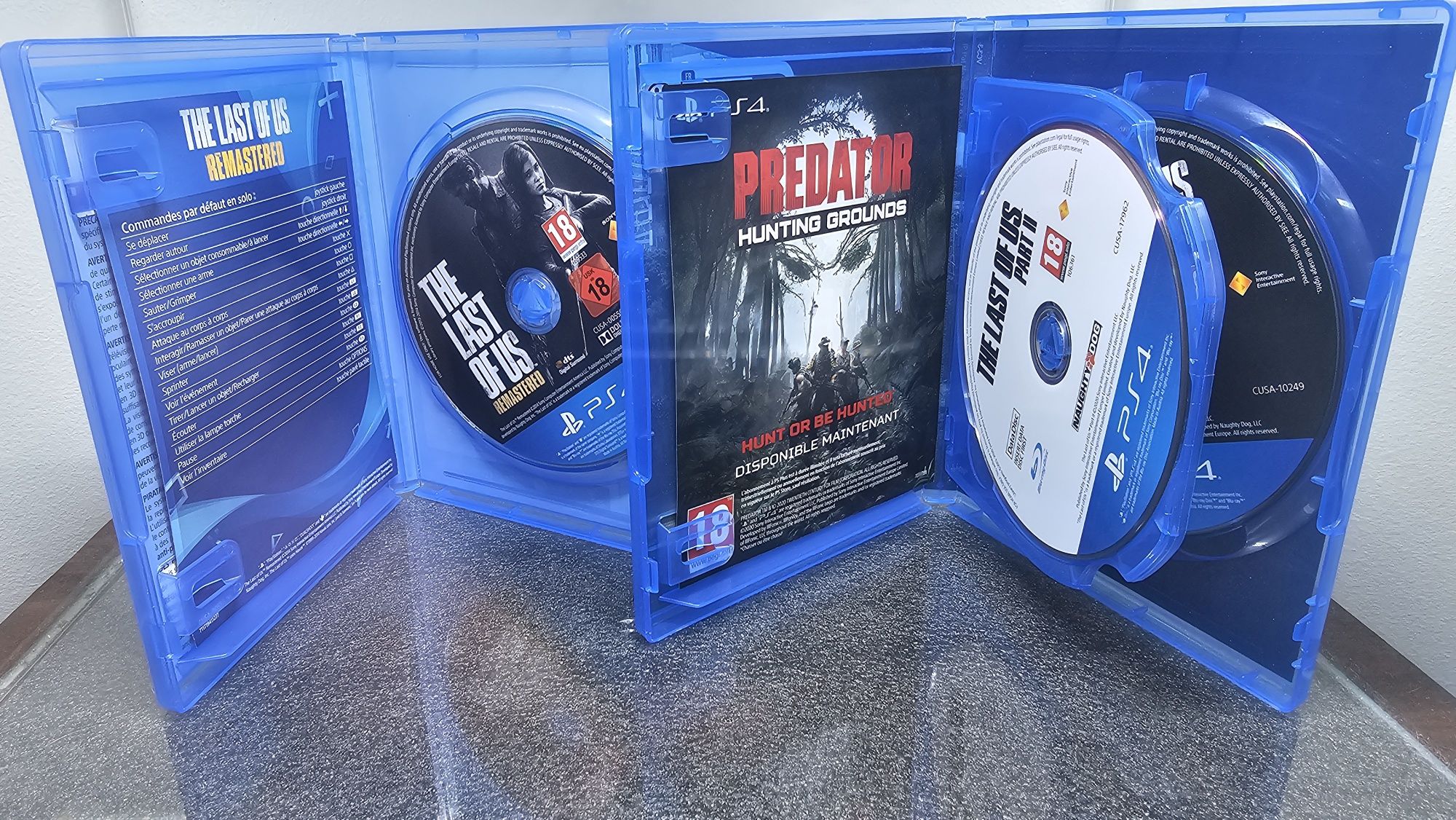 2X The Last of Us Part I II 1 2 PS4 PlayStation 4